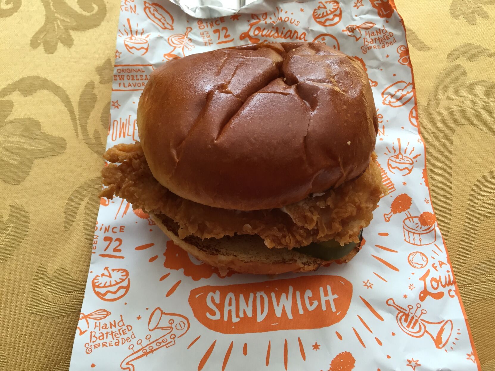 Popeye's Chicken sandwich.JPG